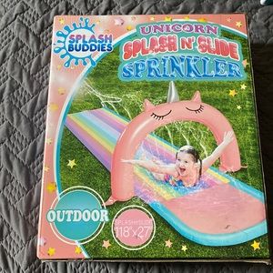 Unicorn splash slide